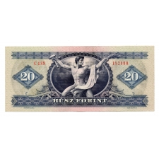 20 Forint Bankjegy 1975 aUNC-UNC