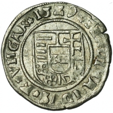 I. Ferdinand denár 1529 C-liliom