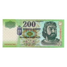200 Forint Bankjegy 2006 FB aUNC-UNC, hajtatlan