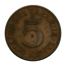 Észtország 5 Senti 1931