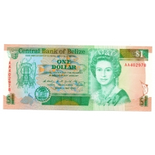 Belize 1 Dollár Bankjegy 1990 P51