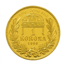 Ferenc József 1 Korona 1906 K-B aranyleveret