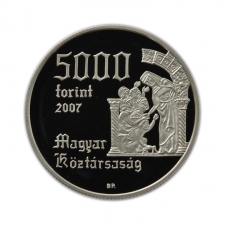 2007 Árpádházi Szent Erzsébet 5000 Forint PP