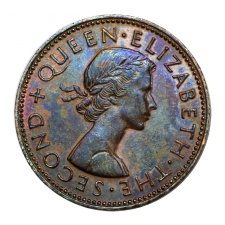 Új-Zéland 1/2 Penny 1962