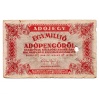 1 Millió Adópengő 1946 P53B G-VG