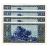 1 Millió Pengő Bankjegy 1945 UNC sorszámkövető 4 db alacsony 