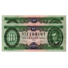 10 Forint Bankjegy 1969 EF sorszámkövető pár