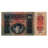 10 Korona Bankjegy 1915 Deutschösterreich felülbélyezéssel G-VG