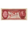 100 Forint Bankjegy 1980 MINTA lyukasztás és bélyegzés B000