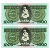 1000 Forint Bankjegy 1983 Március A sorozat EF sorszámkövető pár