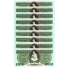 1000 Forint Bankjegy 1983 November B sorozat gEF sorkövető 9db