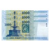 1000 Forint Bankjegy 2002 DA aUNC sorszámkövető 3db