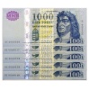 1000 Forint Bankjegy 2015 DE UNC alacsony sorszámkövető 5db