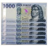 1000 Forint Bankjegy 2017 DC,DD,DF,DH,DJ,DP azonos alacsony szám
