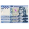 1000 Forint Bankjegy 2021 JA aUNC forgalmi sorszámkövető 3db