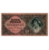 1000 Pengő Bankjegy 1945 F egyenes hármas a sorszámban