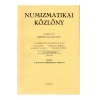 Numizmatikai Közlöny 90-91 évfolyam 1991-1992