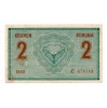 2 Korona Bankjegy 1914 vastag C sorozat aVF