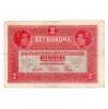 2 Korona Bankjegy 1917 Deutschösterreich felülbélyegzéssel F