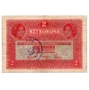 2 Korona Bankjegy 1917 VF felülbélyegzéssel