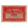 2 Korona Bankjegy 1917 felülbélyegzéssel G