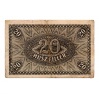 20 Fillér Postatakarékpénztár jegy 1920 F