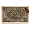 20 Fillér Postatakarékpénztár jegy 1920 F