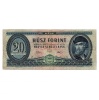 20 Forint Bankjegy 1969 F alacsony sorszámmal