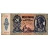 20 Pengő Bankjegy 1941 alacsony sorszám 000479