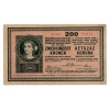 200 Korona Bankjegy 1918. sima hátoldal, 2000 alatti sorozat EF