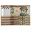 2000 Forint Bankjegy 2016 MINTA sorszámkövető 4db