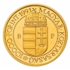 1991 Pápa látogatás arany 10000 Forint certifikát és díszdoboz