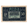 50 Fillér Postatakarékpénztárjegy 1920 F