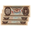 50 Forint Bankjegy 1969 MINTA sorszámkövető 3db