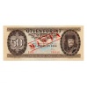 50 Forint Bankjegy 1980 MINTA lyukasztás és bélyegzés D000