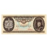 50 Forint Bankjegy 1989 UNC alacsony sorszám 000648