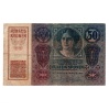 50 Korona Bankjegy 1914 Magyarország felülbélyegzéssel VG-F