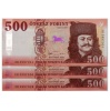 500 Forint Bankjegy 2018 EB aUNC forgalmi sorszámkövető 3db
