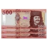 500 Forint Bankjegy 2018 ED UNC alacsony sorszámkövető 3db