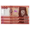 500 Forint Bankjegy 2018 MINTA sorszámkövető 3db