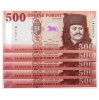 500 Forint Bankjegy 2022 MINTA alacsony sorszámkövető 5db