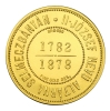 Ferenc József 1 Forint 1878 Selmecbánya UV aranyleveret