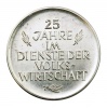 Ausztria 25 Jahre im Dienste der Volkswirtschaft ezüst emlékérem