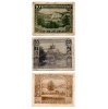 Ausztria Niederösterreich 10-20-50 Heller 1920 PS109-111