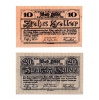 Ausztria Notgeld Bad Ischl 10-20 Heller 1920 2db