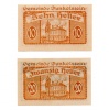 Ausztria Notgeld Dunkelstein 10-20 Heller 1920 2db