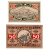 Ausztria Notgeld Laakirchen 10-50 Heller 1920