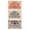 Ausztria Notgeld Linz 10-20-50 Heller 1919-1920