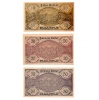 Ausztria Notgeld Pattigham 10-20-50 Heller 1920 Teljes sor!