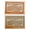 Ausztria Notgeld Raab 10-20 Heller 1920